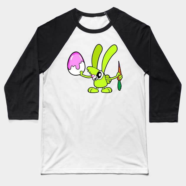 Easter Bunny Baseball T-Shirt by happyeasterbunny